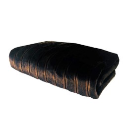 Plutus Brands Fancy Brown Mink Handmade Luxury, Throw 36W x 60L