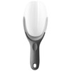 Spring Chef Gray Magnetic Ice Scoop for Freezer, Contoured Translucent