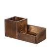 Hipiwe Business Card Holder Stand for Desk Wood Business Card