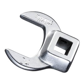 Stahlwille 01200009 Crow-Foot Wrench, 1/4" Square Drive, Made of Chrome Alloy Steel & Chrome Plated, Has Bi-hexagonal Jaws, Ideal for Confined Spaces Size 9 mm, L. 25.5 mm