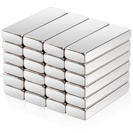 DGDUBRB Strong Magnets for Magnetic Board, Neodymium Magnets Extra Strong 30 mm x 10 mm x 5 mm, Pack of 20 Small Strong Rectangular Magnets, Magnets Strong Hold, Extra Strong Magnets for Whiteboard