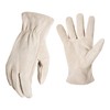 AWP Suede Leather Cowhide Work Gloves for Men and Women,