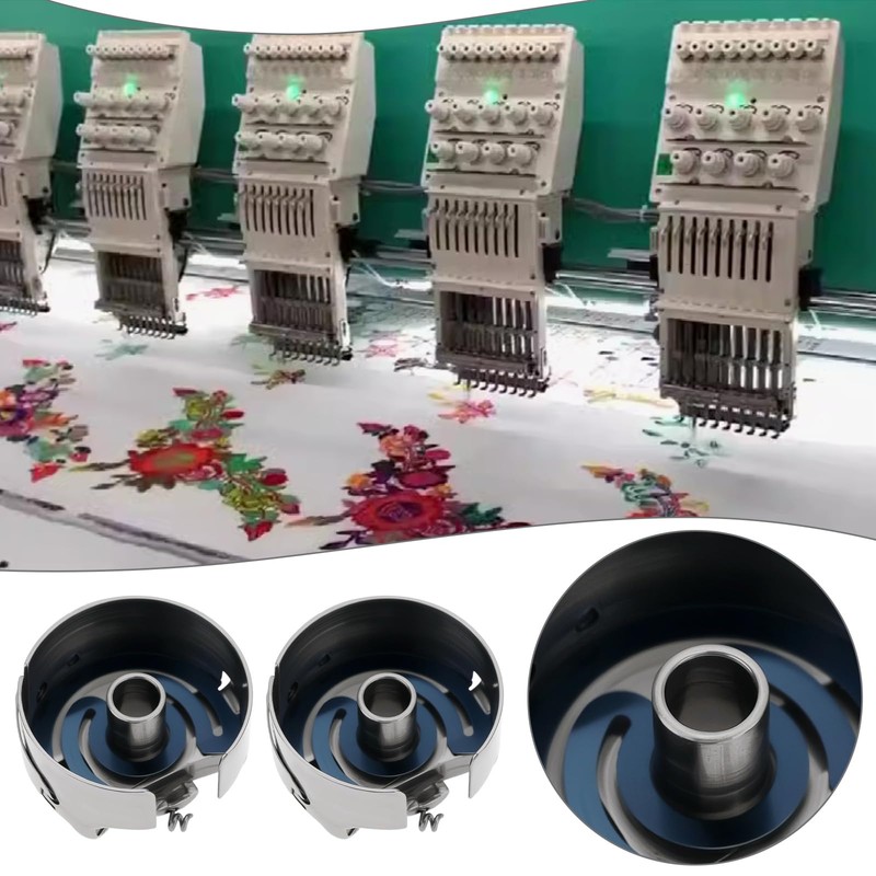 Briny River 4Pcs Embroidery Thread Bobbin Sleeve Computer Embroidery Machine
