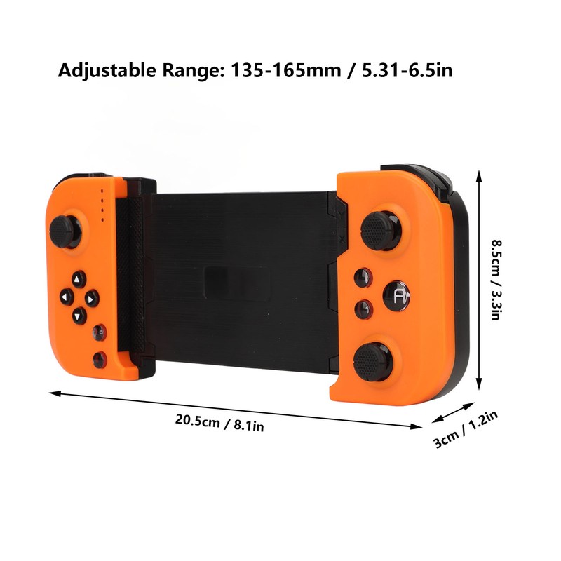 Wireless Mobile Game Controller Professional Ergonomic Retractable Mobile Gamepad Accessory