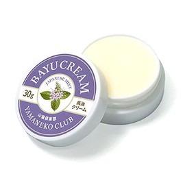 Manshodo Horse Oil Cream, Wild Cat, 1.1 oz (30 g), Mint, Hand Cream, Sensitive Skincare, Peppermint Essential Oils, Efficacy, Additive-free, Made in Japan, Moisturizing, Rough Hands