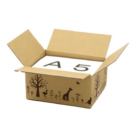 Earth Cardboard ID2083 Cardboard, 60 Size, A5, 160 Piece Set, Total of 3 Sides, 19.7 inches (50 cm), Design Box, Logo Included