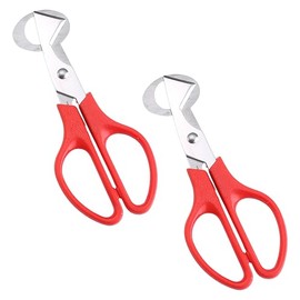 2pcs Pigeon Bird Quail Egg Cutter, Stainless Steel Quail-Egg Cutter Scissors Slicer Kitchen Egg Shears Tool