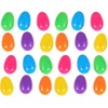 Robelli Multicolour Plastic Filler Eggs for Easter Egg Hunt (24)