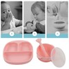 Baby Feeding Set Baby Silicone Anti Fall Portable Feeding Eating