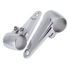 Chrome Motorcycle Headlight Side Mounting Front Fork Bracket for 35mm‑41mm