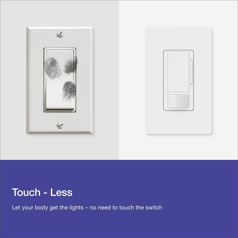 Lutron Maestro 0-10-Volt Dimmer Sensor Switch, 8A, 120-277-Volt/Single-Pole or 3-Way,