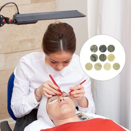 FOMIYES 10pcs Jade Stone Eyelash Extension Pad Holder for Easy Eyelash Application Smooth for Convenient Use Salons and Home for Professional and Lash Extensions