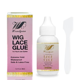Wendyan Lace Glue for Wigs,wig glue for front lace wig,Waterproof Super Hold Hair Gel for Braids, Invisible Hair Adhesive Glue, Extreme Hold Imported Wig Adhesive for Hair Systems