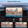 Wireless Double Din Car Stereo with Apple CarPlay/Android Auto,Carplay Screen