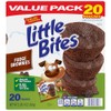 (Value Pack) Little Bites Fudge Brownies, 20 individual packs, (1.8