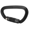 Aluminum Auto Locking Climbing Carabiner Clips Twist Lock DRing Clip