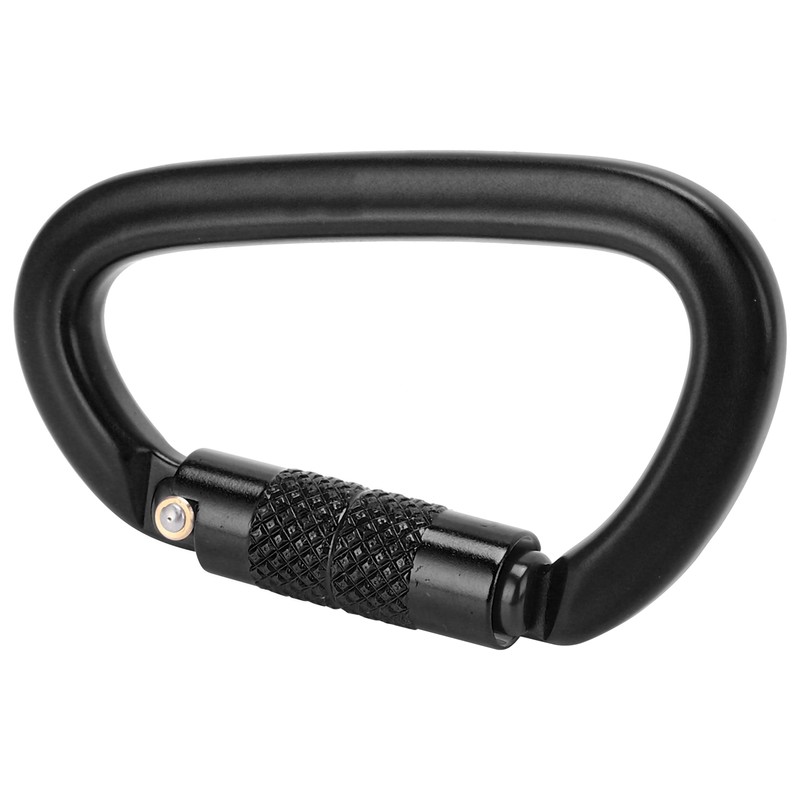 Aluminum Auto Locking Climbing Carabiner Clips Twist Lock DRing Clip
