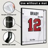 CCDCC 24x32 Aluminum Shadow Box Jersey Frame 1 Pack, Black