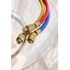 R134a R12 R22 R502 Replacement Gas Charging Hoses 3-Piece Set