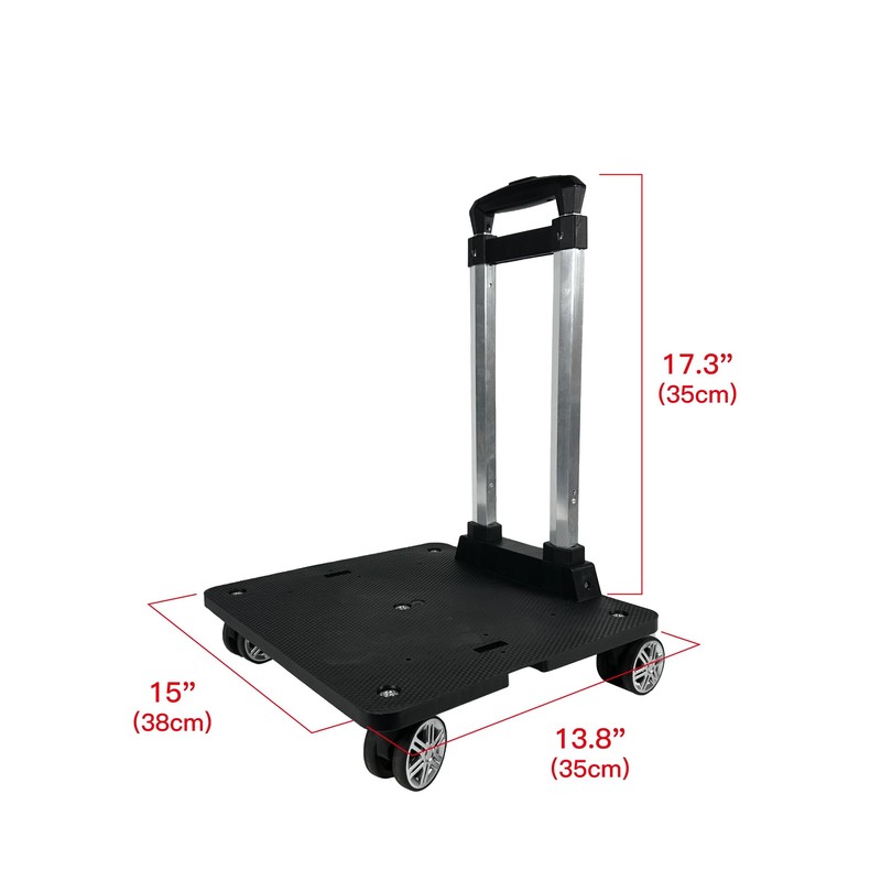 Mr. Peanut's Spinner Wheelbase Luggage Cart, Adding Rolling Functionality to