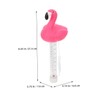 Outanaya 2pcs Flamingo Floating Pool Thermometer for Hot Tub Spa