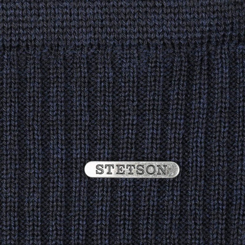 Stetson Merino Oversize Beanie Wool (One Size - Navy)