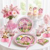 Yingoto 213pcs Oink Baa Moo Im Two Party Decorations for