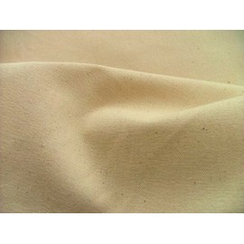 DCF Plain Natural Cream 100% Cotton Fabric 150cm Wide per metre