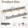 uxcell 11 Inch Coat Rack Wall Mount, Coat Hooks Adhesive