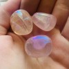 3PCS Angel Aura Quartz Tumbled Stones Healing Crystals Pocket Stone