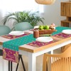 HOWAF Happy Diwali Table Runner with Diwali Place Mat for