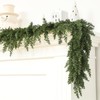 1 Pcs 12 ft Artificial Cedar Garland for Christmas