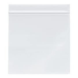 Plymor Heavy Duty Plastic Reclosable Zipper Bags, 4 Mil, 6" x 6" (Pack of 100)