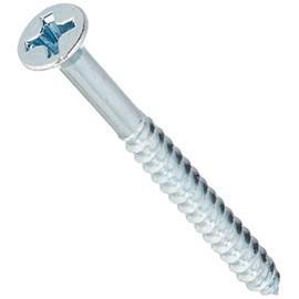 The Hillman Group 35049 Flat Head Phillips Wood Screw, 6 x 1 1/2-Inch, 100-Pack