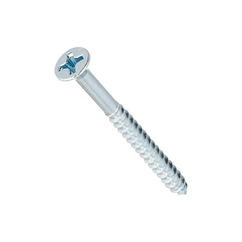 The Hillman Group 35049 Flat Head Phillips Wood Screw, 6