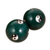 Healifty 1 Pair Jade Massage Balls Chinese Tai Chi Pattern