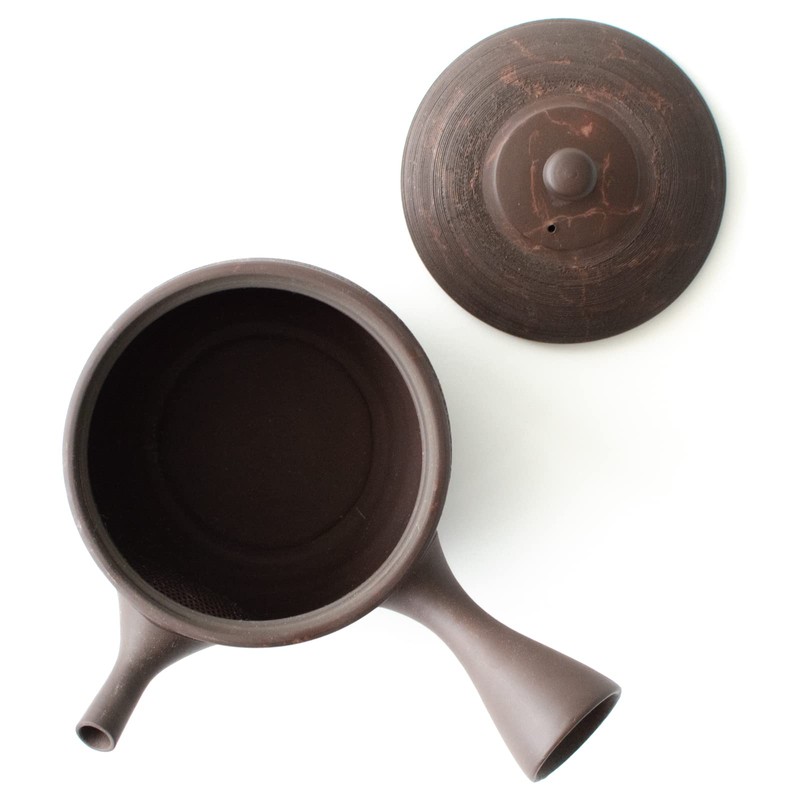 Tokocralabo Tokoname Ware 266349 Gyoku Kiln Teapot, Cera Mesh, Ceramic
