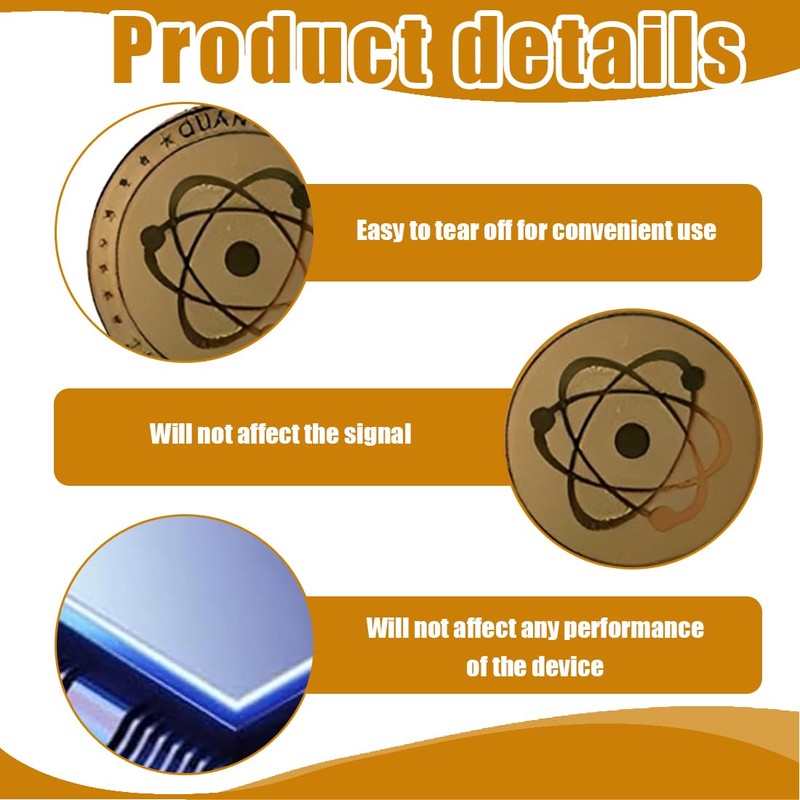 IKOPFLN 4 Stück Strahlenschutz Handy Aufkleber,Strahlenschutz Handy,EMF Strahlenschutz Handy Aufkleber,Aufkleber