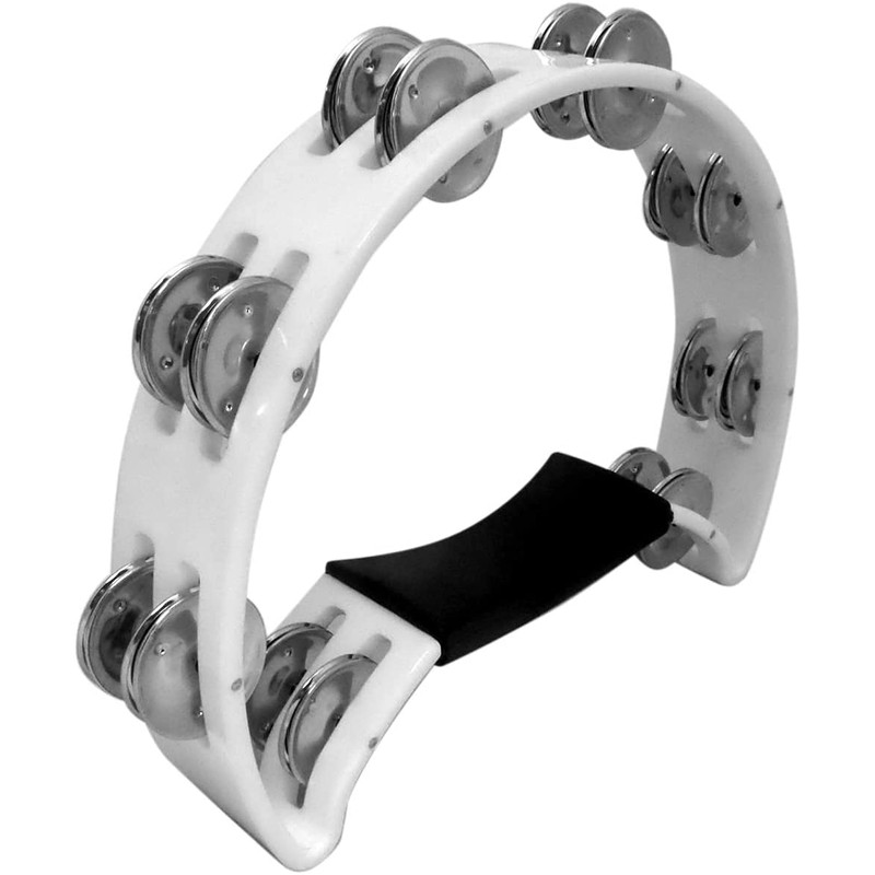 Performance Plus Headless Pro Church Quality White Rhythm Tambourine, 10"