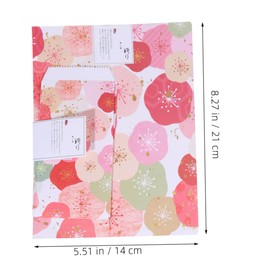 LALAFINA 4sets Chinese Style Illustrated Letter Paper Kit Envelopes Vintage Note Paper for Creative Correspondence for Students and Staff