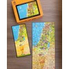 JIGJUNG Palestine Map Wooden Jigsaw Puzzle – 115 Unique Animal