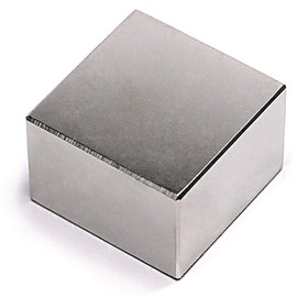 CMS Magnetics® N45 Neodymium Magnet 1-1/2" x 1-1/2" x 1" Block, 1-Count