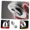 Outanaya Lidded Seasoning Box Stainless Steel Condiment for Easy Spice