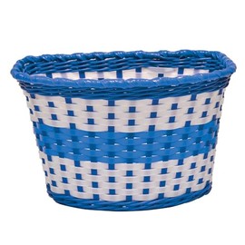 Oxford Children's Woven Bike Basket - Blue