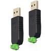 Greluma Pack of 2 USB to RS485 Converter Adapter CH340