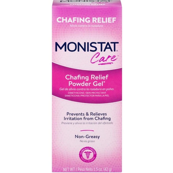 Monistat Care Chafing Relief Powder Gel | Anti Chafe Protection | 1.5 OZ