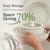 12pcs Pots and Pans Set, Nonstick Cookware Set Detachable Handle,