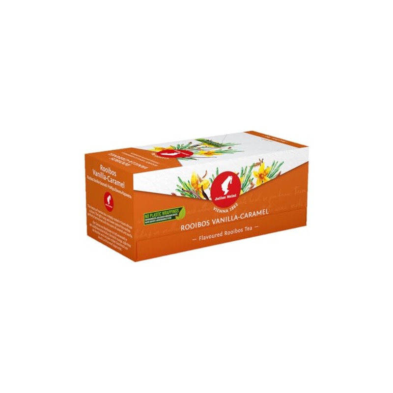Julius Meinl Rooibos Vanilla-Caramel Herbal Tea 25 tea bags