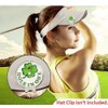 Golf Marker Clip Alloy Strong Magnetic Base with Hat Clip