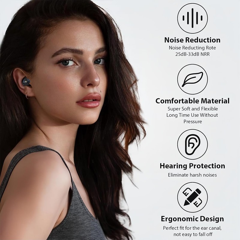 Ear Plugs for Sleeping, Ohropax Good Night, Noise Cancelling Ear